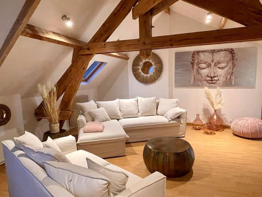 Suites Mana - La Perle Des Isles , Superbe Maison Art Deco Avec Balneotherapie Rethel Kültér fotó