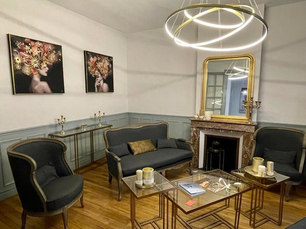 Suites Mana - La Perle Des Isles , Superbe Maison Art Deco Avec Balneotherapie Rethel Kültér fotó